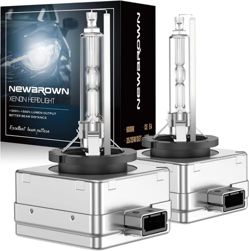Vista 23 de NEWBROWN Bombilla halógena H1 para faros delanteros, 5000 K, luz súper blanca, reemplazo de larga vida útil P14.5S 12V/55W (H1, 2 unidades)