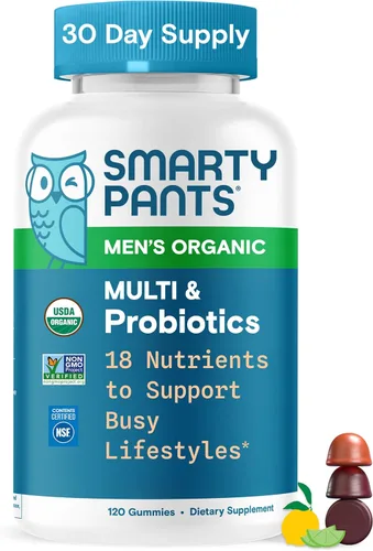 Vista 17 de SmartyPants Gomitas multivitamínicas para hombres - Fórmula mejorada: Omega 3 (DHA/EPA), metilfolato, vitamina D3, C, vitamina B12, B6, vitamina A