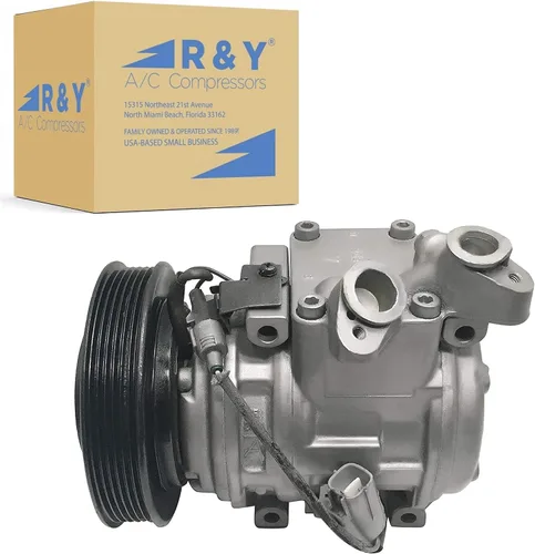 RYC Compresor de aire acondicionado automotriz y embrague de A/C GG320 | Compatible con Toyota Corolla 1.8L 1998-2002