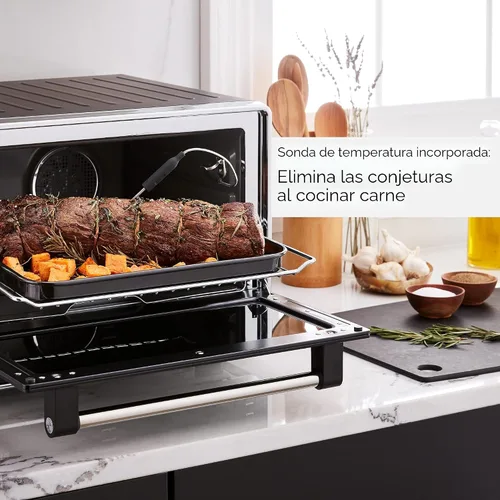 Vista 5 de KitchenAid Horno de convección dual de encimera con freidora de aire y sonda de temperatura - KCO224BM