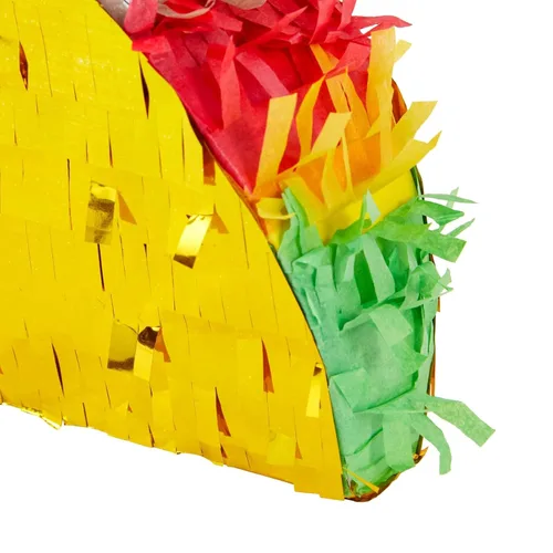 Vista 7 de BLUE PANDA Paquete de 3 mini piñatas para taco, 6.25 x 2 x 3.6 pulgadas, decoraciones de tacos y mini piñata