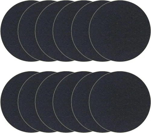 6.7inch Charcoal Filters for Kitchen Compost Bin Pail Replacement Filter Countertop Home Bucket Refill Sets, Round