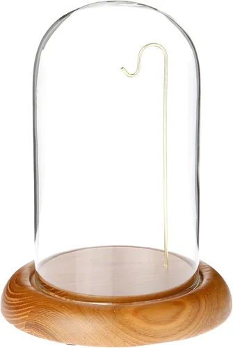 Vista 7 de Plymor Cúpula de exhibición de cristal de reloj/adorno de 4 "x 7