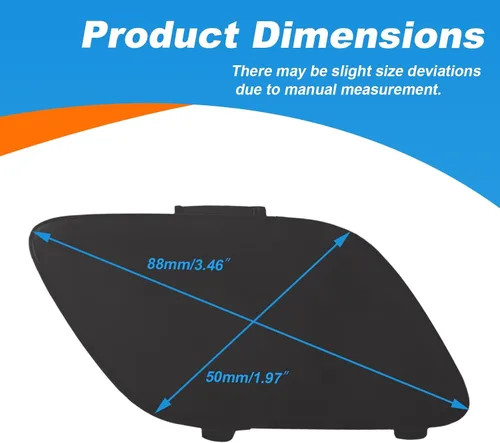 Vista 6 de Cubierta de gancho de remolque de parachoques delantero para BMW E92 Coupe E93 Convertible 3-Series 328i 335i 2007 2008 2009 2010 51117187956