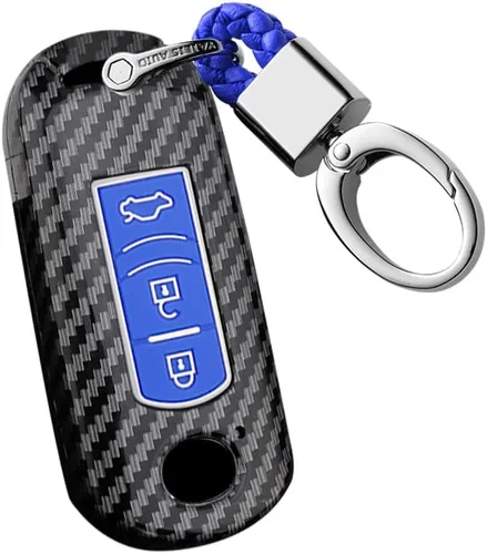 Vista 7 de ontto Funda para llave de coche con llavero para Mazda 2 3 5 6 2017 CX-4 CX-5 CX-7 CX-9 CX-3 CX 5 Accesorios