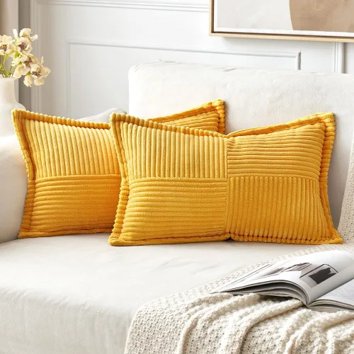 Vista 87 de MIULEE Juego de 2 fundas de almohada decorativas para sofá, cama y sala de estar, 20 x 20 pulgadas, beige, acento bohemio, cojines de estilo tirada