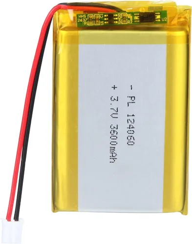 Vista 20 de 802030 Batería Lipo de 3.7V 400mAh 802030 Juego de Batería de Polímero de Litio Recargable con Conector JST PH2.0mm para Dispositivo Electrónico