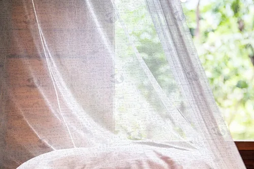 Vista 15 de Lunarable Science Tulle Curtains with Rod Pocket, Hand Drawn Chemistry Theme Doodle Experiment Design Arrangement, Sheer Drape for Wedding Party 2