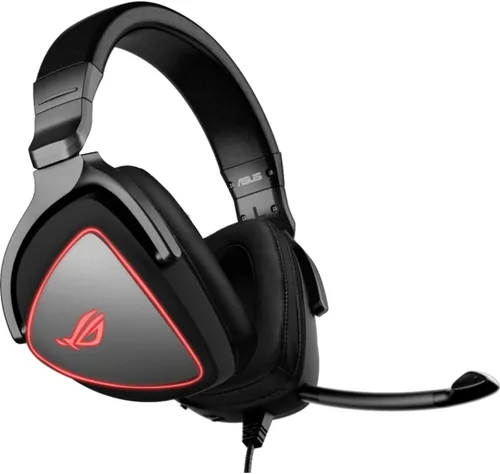 Vista 5 de ASUS ROG Delta Origin - Auriculares para juegos Micrófono certificado Discord, USB-C, iluminación LED personalizable, compatible con laptop