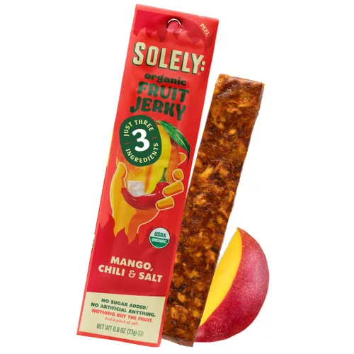 Vista 18 de Solely - Charqui de frutas orgánicas Un ingrediente Vegano Sin OGM Sin gluten Sin agregado de azúcar