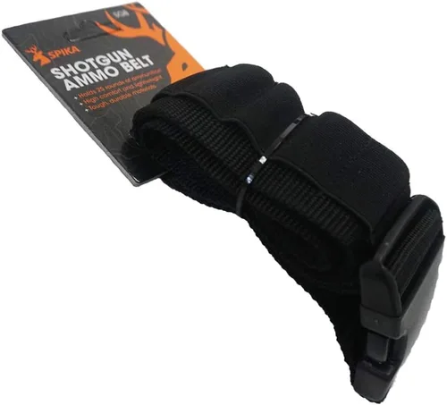 Vista 2 de SPIKA Shotgun Shell 12 Gauge Bandolier para Caza 25 Rondas Munición Titular Cinturón de Hombro
