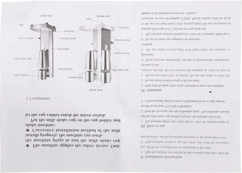 Vista 8 de Milkshake Maker Mezclador eléctrico de bebidas Máquina comercial de batido de acero inoxidable 18000RMP (cabezal único D)