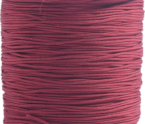 Vista 10 de KONMAY 1 rollo de cuerda de nailon de 150 yardas, trenzado de 0.016 in de nailon Shamballa Macramé/cordón de cuentas, cordón de nudo chino, cuerda