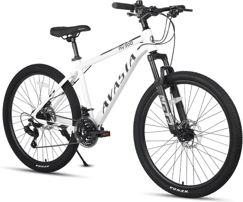 Vista 11 de AVASTA AV300 26 27.5 inch Mountain Bike with 21-Speed, Aluminum Frame, Dual Disc Brake, Comfortable Saddle, Multiple