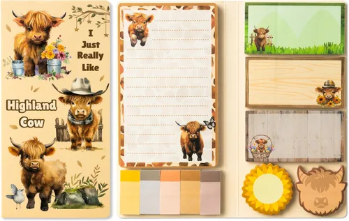 Vista 22 de B1ykin Juego de Notas Adhesivas Lindas - Bloc de Notas Autoadhesivas A+ Amazing Teacher, 550 Hojas de Páginas de Memo para Escritura, Bloc de Notas