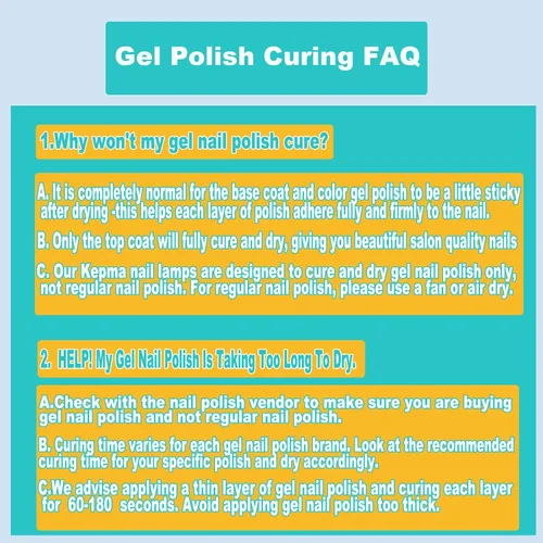 Vista 7 de Kepma Lámpara UV LED para uñas Secador Mini portátil luz de curado para esmalte de uñas en gel, 6W (Blanco)