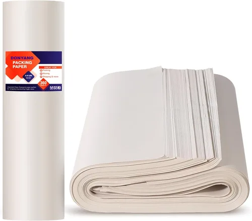 Vista 9 de Hojas de papel de embalaje de 15" x 12" para suministros de mudanza, papel de periódico para cajas de mudanza, papel de envoltura para mudanza