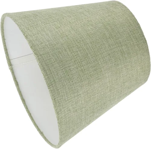 Vista 9 de DOITOOL Pantalla de tela Lámpara colgante verde Lámpara colgante de ratán Lámpara de pie Cubierta de lámpara de mesa Lámpara de sombra Anillo