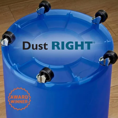 Vista 7 de Dust Right Separador de polvo + manguera Flex-Form de 36 pulgadas, colector de polvo ciclón que separa aserrín, astillas de madera, desechos y más