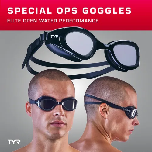 Vista 2 de TYR Special Ops 2.0 Mirrored Swim Goggles for Adults – Anti-Fog, UV Protection, Comfortable Fit for Men & Women
