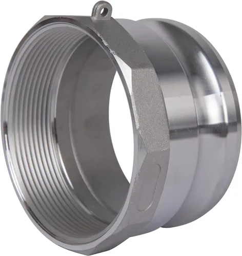 Vista 2 de 1 pieza de accesorios de bloqueo de leva de aluminio (parte A) accesorio de manguera de ranura de leva accesorios de camlock, adaptador macho hembra