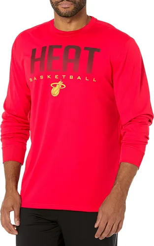 Vista 57 de Ultra Game Camiseta de manga larga oficial de la NBA para hombre