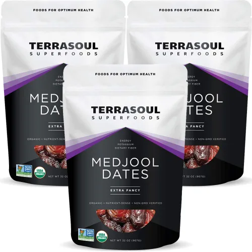 Dátiles de Medjool orgánicos de Terrasoul Superfoods