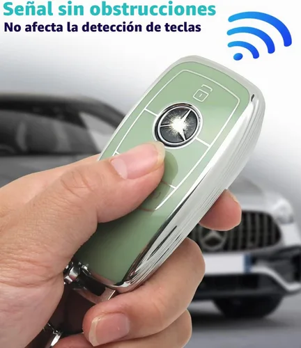 Vista 6 de For Mercedes Benz Key cover & Key chain accessories (Black set)