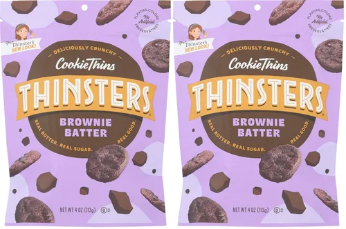 Vista 9 de Galletas Thinsters de Tarta de Limón Clave, Horneadas al Horno con Mantequilla Real y Azúcar, No Transgénicas, Sin Ingredientes Artificiales, Jarabe