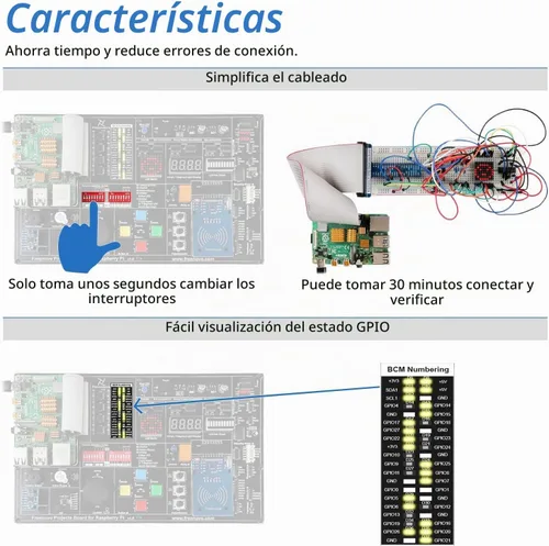 Vista 3 de FREENOVE Kit de proyectos para Raspberry Pi 5 4 B 3 B+ Zero 2 W
