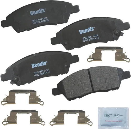 Vista 318 de Bendix Pastillas de freno delanteras de cerámica Priority1 CFC465AK2 para Acura EL 2005-1997, Honda Civic 2011-1996, Insight 2014-2010