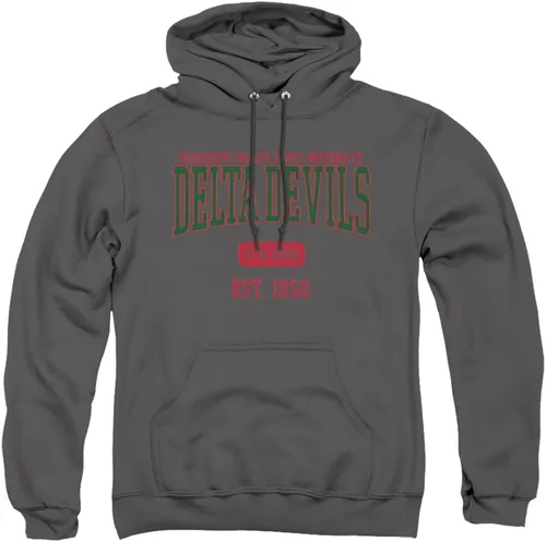 Vista 220 de LOGOVISION Colección de sudaderas con capucha unisex con diseño oficial de Collegiate Est. Date para hombres y mujeres