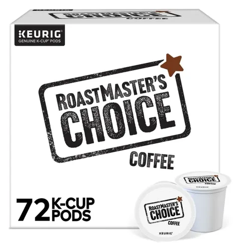 RoastMaster's Choice Coffee Cápsulas de café Keurig de una sola porción K-Cup, 72 unidades