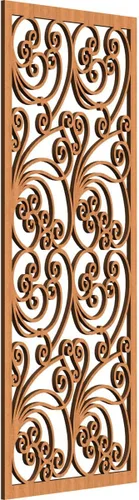 Vista 29 de Ekena Millwork WALW10X25X0250MALBI Marilla Paneles de pared decorativos de madera con calado, 9 3/8 pulgadas de ancho x 24 3/8 pulgadas de alto