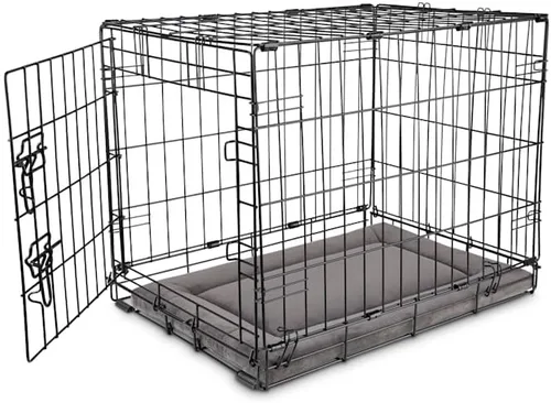 Vista 4 de EveryYay Essentials Happy Place - Tapete de terciopelo para perro y cama para mascotas, tamaño mediano