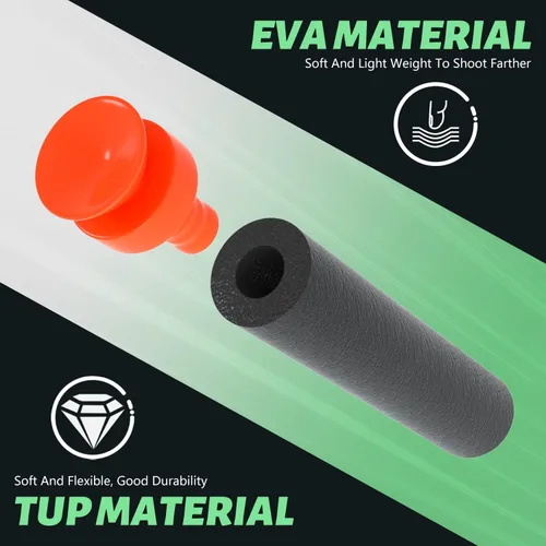 Vista 3 de TORMEN Dardos estándar de repuesto, compatibles con pistolas de juguete Nerf Elite Series Blasters