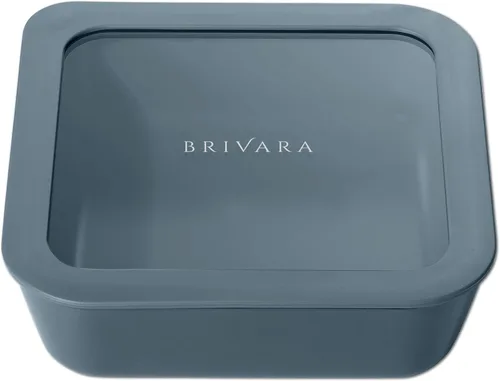 Vista 35 de Recipiente de almacenamiento de alimentos de vidrio con recubrimiento cerámico Sin PTFE, PFOA, PFAS y BPA Recipiente reutilizable no tóxico