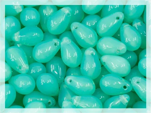 Vista 16 de Cuentas de cristal checo de 6 x 9 mm, 50 piezas, en forma de lágrima, color ámbar topacio naranja transparente - Bohemia Crystal Valley