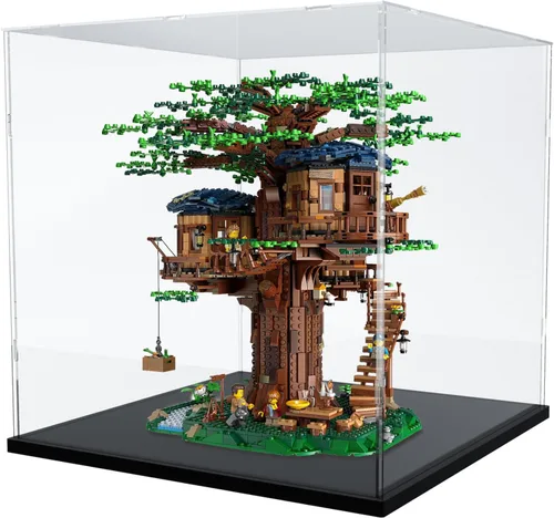 Vista 20 de Choowin Vitrina de acrílico para casco de Lego Star Wars para casco de Lego Capitán Rex, vitrinas de acrílico transparente grueso