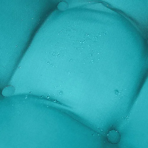 Vista 5 de Cojines de mimbre copetudos de 3 piezas para muebles de patio, cojines de mimbre para sillas de exterior con lazos, cojines de mimbre repelentes al