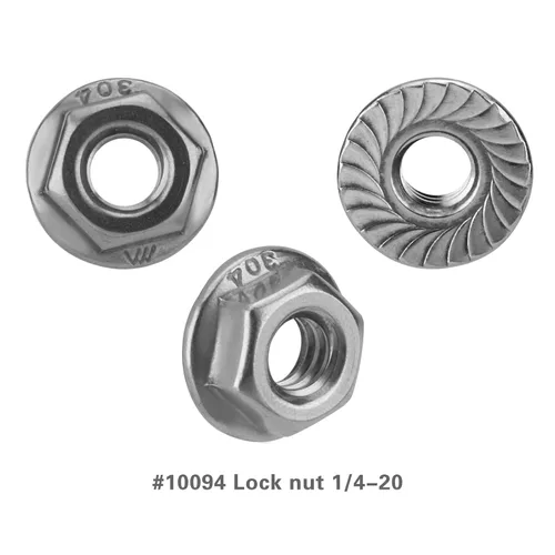 Vista 4 de Kit de rodamientos de riel de corte para rodillos Tapco Pro y Max Siding Brake 12334, tornillos 12364, tuercas de bloqueo de acero de aleación 10094