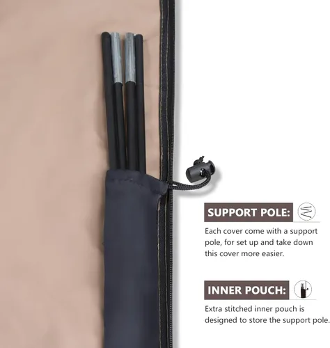 Vista 5 de ULTCOVER - Funda para sombrilla de patio