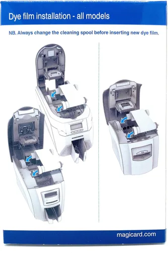 Vista 3 de Magicard MA300YMCKO Kit de cinta de color (YMCKO, 300 impresiones) para impresoras de tarjetas de la serie Enduro, Rio Pro y Pronto directamente