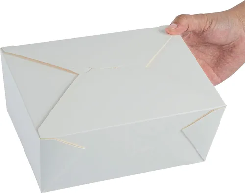 Vista 305 de Restaurantware Bio Tek - Cajas para llevar de 30 onzas, 200 loncheras para llevar, cierre de tabulación, resistentes al calor, desechables, de papel