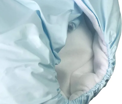 Vista 3 de Haian ABDLAdult Incontinence AIO - Pañales de PVC (S-M, azul bebé)