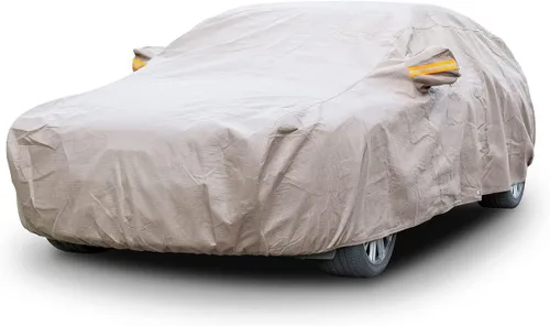 Vista 50 de Tecoom Funda impermeable para todo tipo de clima, resistente al viento, protector de granizo con forro polar y puerta con cremallera, protección