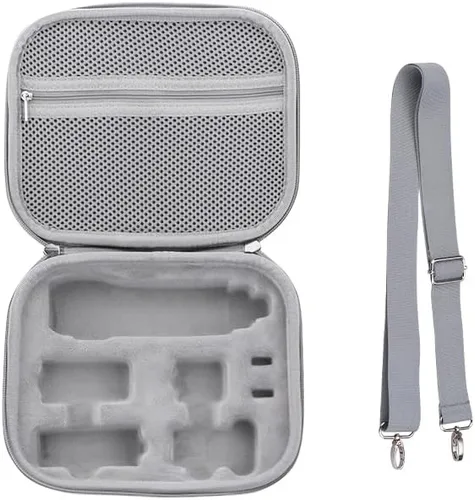 Vista 2 de PALUMMA Estuche de transporte portátil para DJI Osmo Pocket 3, impermeable PU bolsa de almacenamiento duro compatible con DJI OSMO Pocket 3
