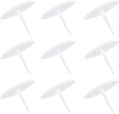 Vista 5 de Caja de almacenamiento de puntas de decoración de tartas, uñas de flores para glaseado, 200 piezas, no incluye caja