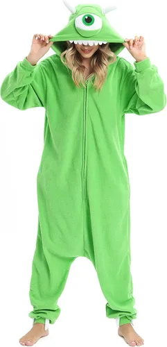 Vista 17 de BGOKTA Pijama de animal de Halloween para adultos, disfraz de cosplay, ropa para el hogar, una pieza Lty1-p