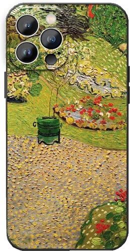 Vista 15 de Van Gogh - Funda para iPhone 12 Pro Max, diseño de ramo de flores en un florero, resistente al agua y a prueba de golpes para iPhone 12 Pro Max